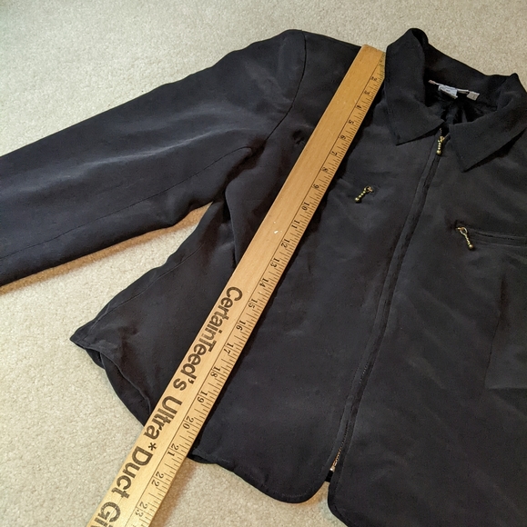 Allison Taylor black zipper jacket - Picture 4 of 15